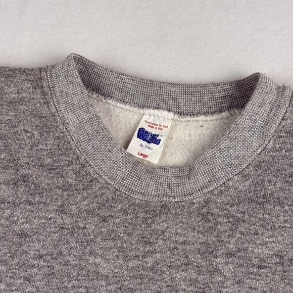 Vintage Tultex Dartmouth College Sweatshirt Gray Green Puff Print USA Large - Picture 3 of 6